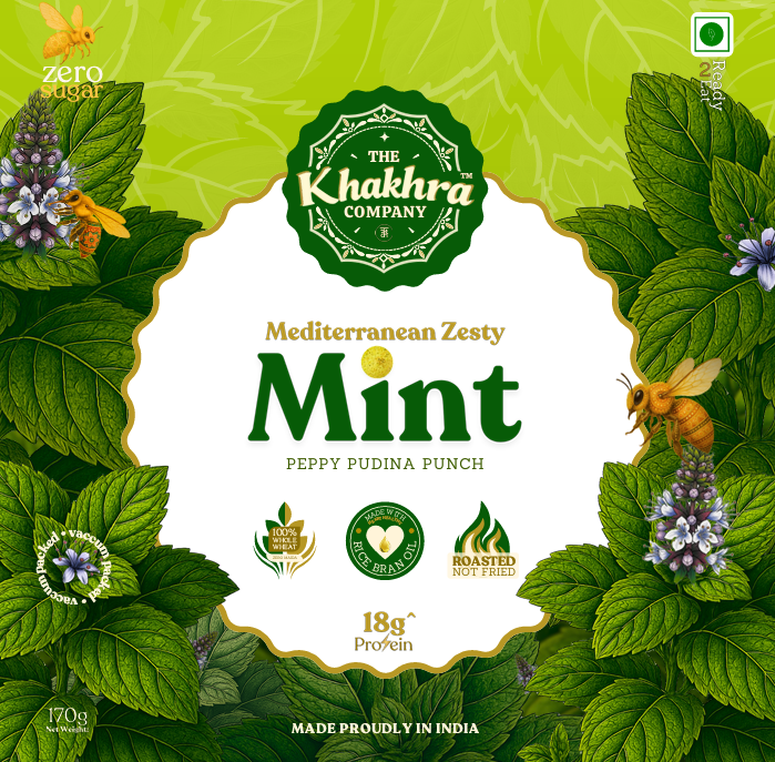 Mediterranean Zesty Mint Khakhra