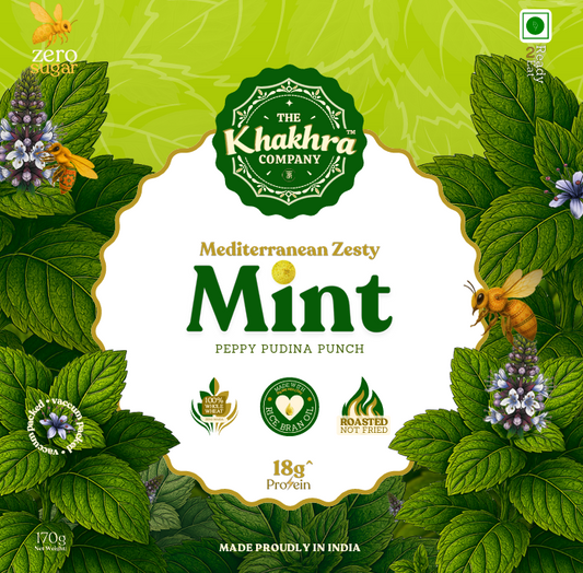 Mediterranean Zesty Mint Khakhra